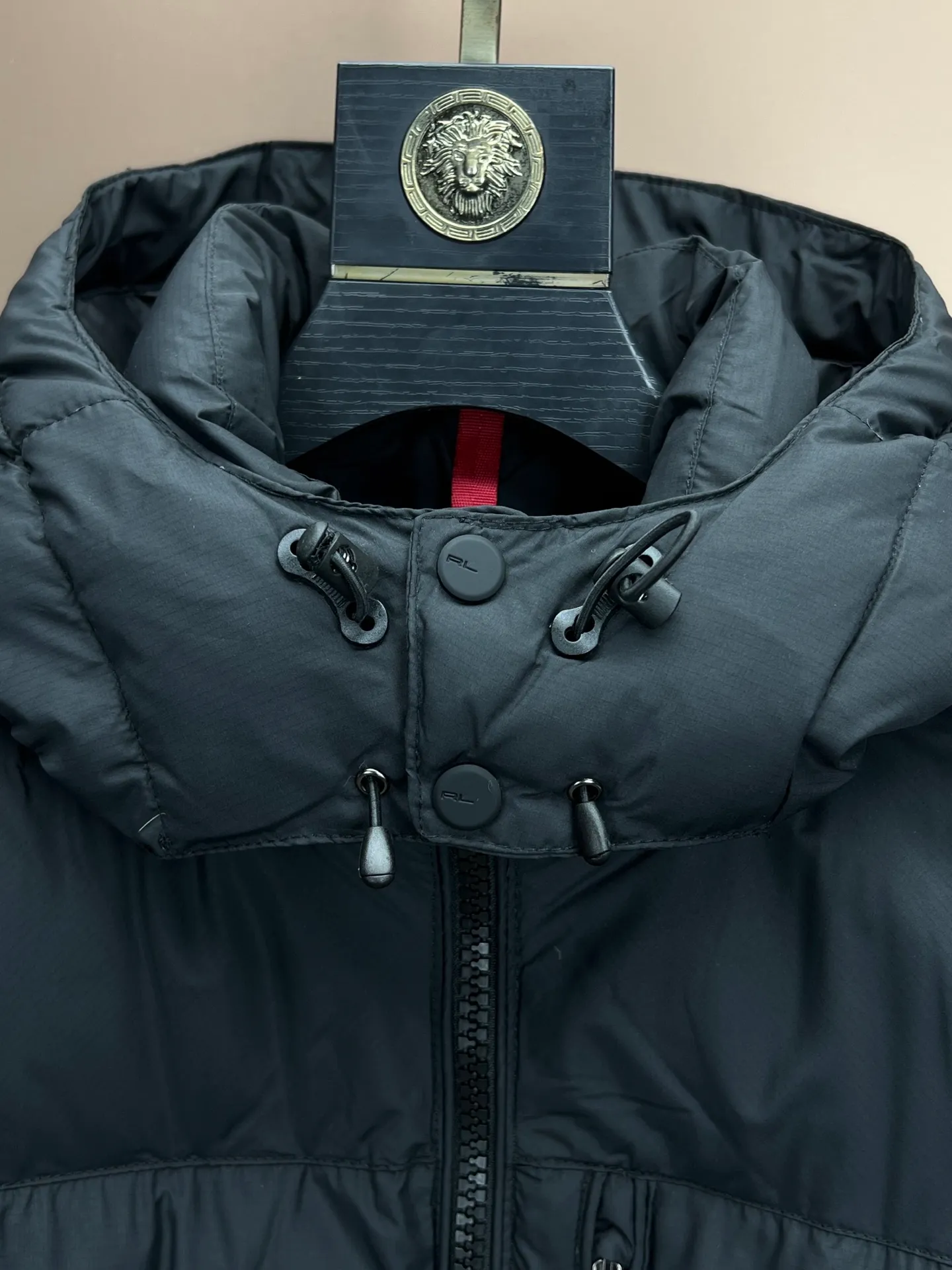 P800 Ralph Lauren classic down jacket, 80% white duck down filling, customized hardware, waterproof and anti-static fabric, three-layer lining to prevent velvet running, color, blue, black, size smLXL